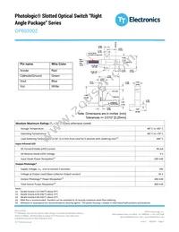 OPB920DZ Datasheet Page 2