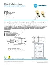 OPF2418TC Datasheet Cover