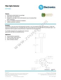 OPF480 Datasheet Cover