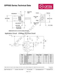 OPF693-1 Datasheet Page 3