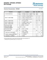 OPIA803DTU Datasheet Page 8