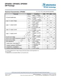 OPIA803DTU Datasheet Page 10