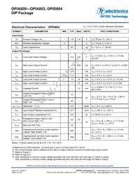 OPIA803DTU Datasheet Page 14