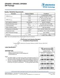 OPIA803DTU Datasheet Page 19