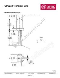 OPV232 Datasheet Page 4