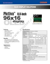 OS096016PP08MB2B10 Datasheet Cover