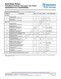 OSSRD0006A Datasheet Page 5
