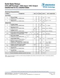 OSSRD1006A Datasheet Page 5