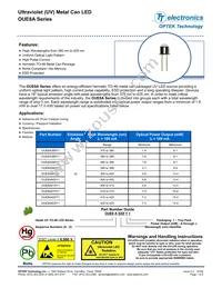 OUE8A425Y1 Datasheet Cover