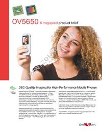 OV05650-A66A-PD Datasheet Cover