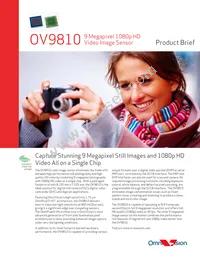 OV09810-A70A Datasheet Cover