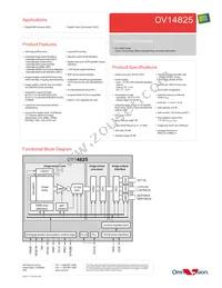 OV14825-A16A Datasheet Page 2