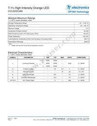 OVLGO0C8B9 Datasheet Page 2