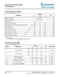 OVSARGB3R8 Datasheet Page 2