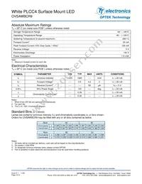 OVSAWBCR9 Datasheet Page 2