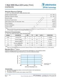 OVSPBCCR8 Datasheet Page 2