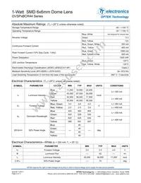 OVSPW1BCR44 Datasheet Page 2