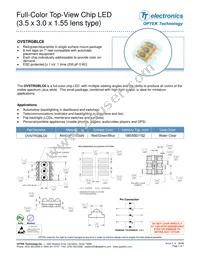 OVSTRGBLC6 Datasheet Cover