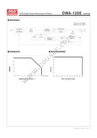 OWA-120E-20 Datasheet Page 3