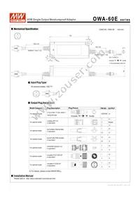 OWA-60E-20 Datasheet Page 4