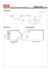 OWA-60U-42 Datasheet Page 3