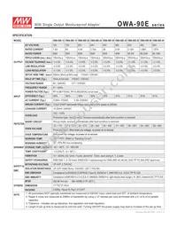 OWA-90E-48 Datasheet Page 2