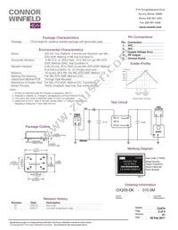 OX200-DK-010.0M Datasheet Page 2