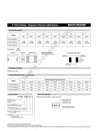 P-TCO-U450/12-2 Datasheet Page 2
