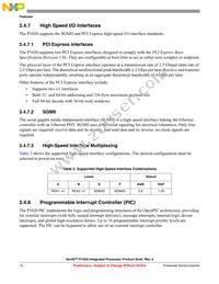 P1020NXN2DFB Datasheet Page 12