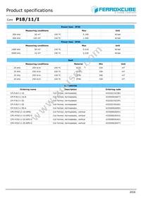P18/11/I-3F46 Datasheet Page 2