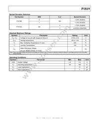 P1819GF-08SR Datasheet Page 3