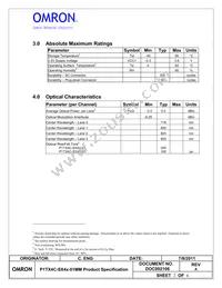 P1TX4C-SX4D-01MM-DC Datasheet Page 2