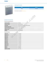 P250H Datasheet Page 2