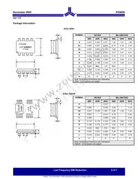 P2560BF-08SR Datasheet Page 5