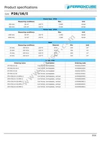 P26/16/I-3C91 Datasheet Page 2