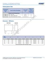 P295BL332M500A Datasheet Page 2