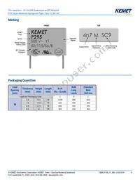 P295BL332M500A Datasheet Page 9