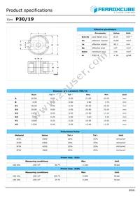 P30/19-3C95 Datasheet Cover