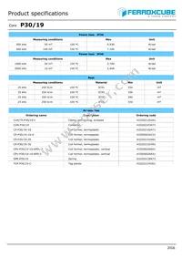 P30/19-3C95 Datasheet Page 2