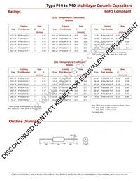 P30U474M5-F Datasheet Page 3