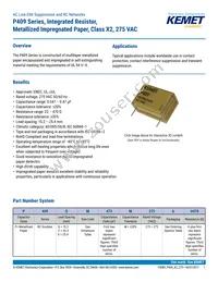 P409CP104M275AH151 Datasheet Cover