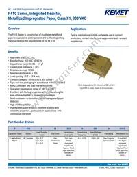 P410EE104M300AH101 Datasheet Cover