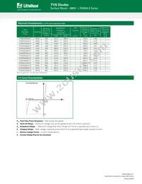 P4SMA440A-E Datasheet Page 2