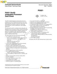 P5021NXE72QC Datasheet Cover