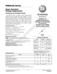 P6KE100AG Datasheet Cover