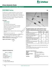 P6KE180A-TB Datasheet Cover