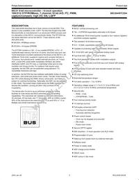 P80C554SFBD Datasheet Page 2