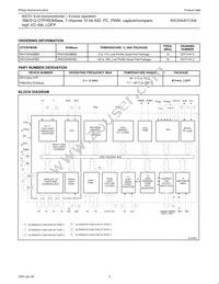 P80C554SFBD Datasheet Page 3