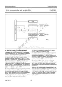 P80C592FFA/00 Datasheet Page 18