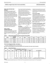 P80C652EBA/04 Datasheet Page 8